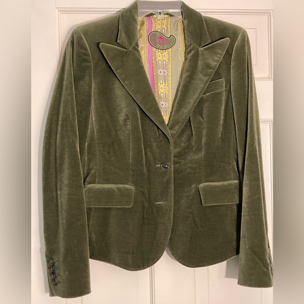 Etro velvet jacket